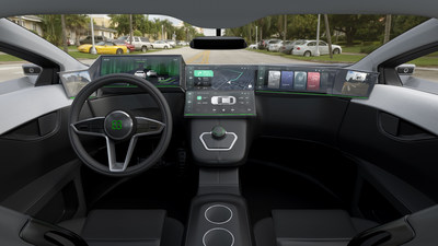 EB Cockpit System Solutions support the development of next-generation in-vehicle user experiences—from specification, design and conception to production engineering and integration of hardware, software, and third-party applications. The new solutions—first used by Sony Group Corporation to support the development of its EV, VISION-S Prototype—allow car makers to offload the creation of custom cockpit designs to EB’s team of experts.