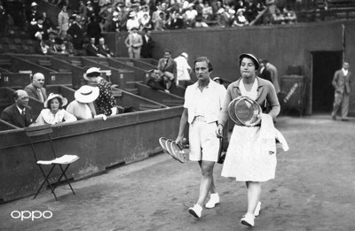 Helen Jacobs (Photo: AFP via Getty Images) 
Helen Jacobs is pictured at Roland Garros where, in 1934 she changed the face of fashion, being the first woman to wear shorts on the court instead of a dress. Reimagined using one billion colours, in partnership with Getty Images, the image is part of OPPO's Courting the Colour campaign. 
 
Launched today to celebrate the return of Wimbledon, the collection restores the emotion of seven iconic moments from tennis history, bringing the excitement and passion back to the sport for fans around the world. View the Courting the Colour collection, here: https://events.oppo.com/en/oppo-and-tennis/#awakencolour