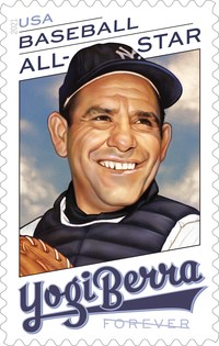 All-Star Baseball Player Yogi Berra Celebrated on Forever Stamp