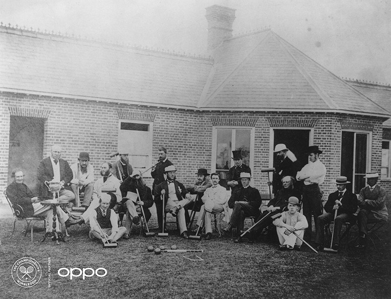 All England Croquet Club (Photo: AELTC) 
The All England Croquet Club members are pictured outside the Wimbledon pavilion in 1870. In 1877, after the first tennis tournament, the club changed its name to The All England Croquet and Lawn Tennis Club. Using one billion colours, the image, originally in black and white, brings new life to the roots of the much-loved sport.  

Launched today to celebrate the return of Wimbledon. The Courting the Colour collection restores the emotion of seven iconic moments from tennis history, bringing the excitement and passion back to the sport. View the collection, here: https://events.oppo.com/en/oppo-and-tennis/#awakencolour