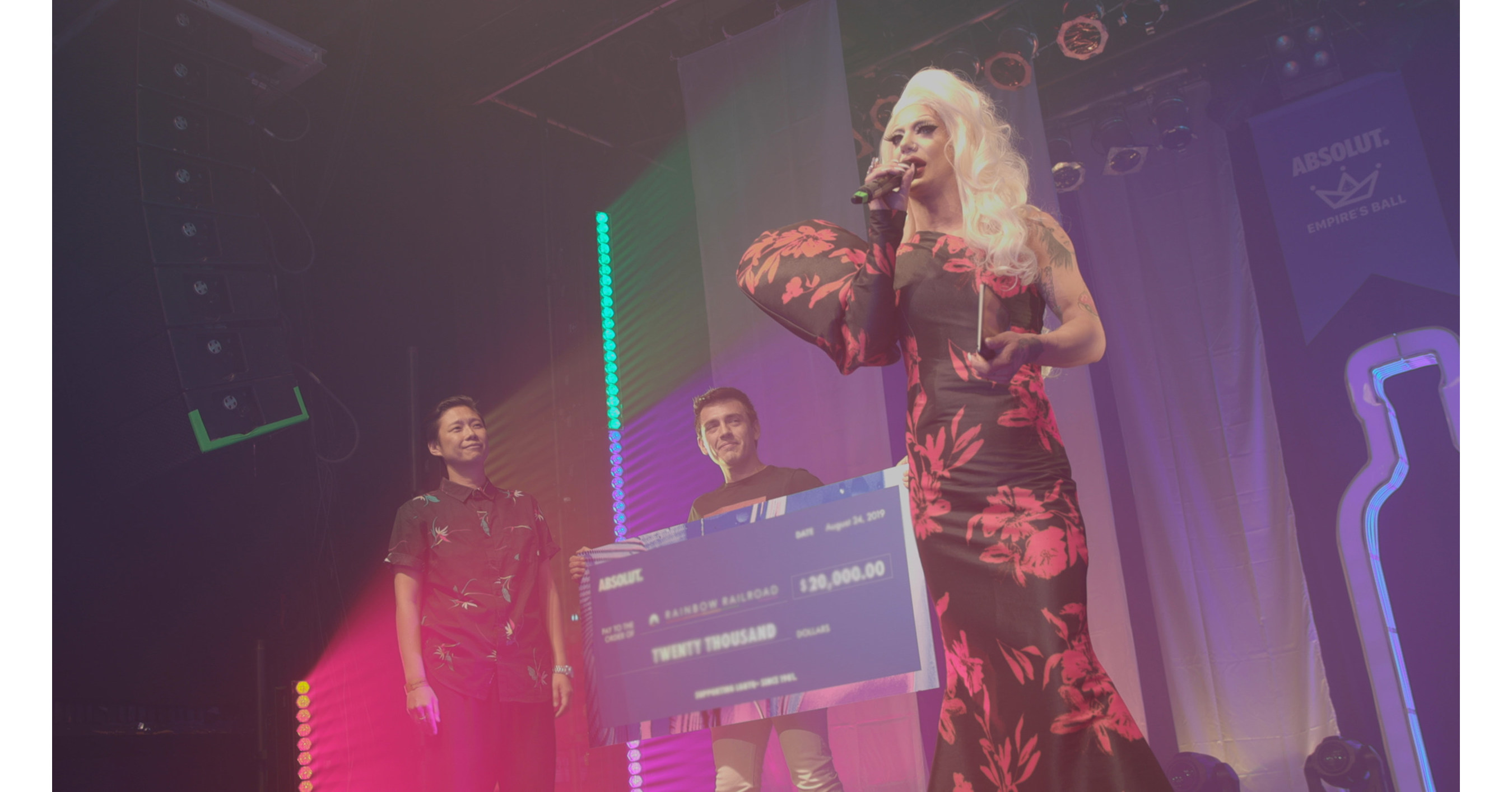 Canadian drag superstar Scarlett Bobo supporting Rainbow Railroad as a ...