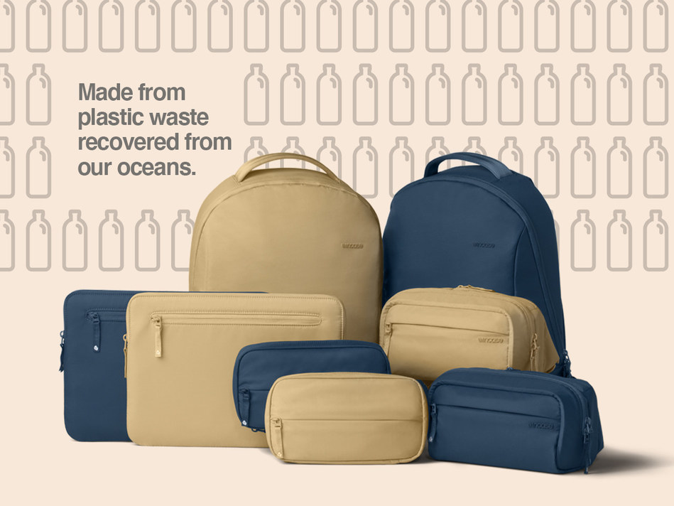 Incase announces the expansion of its sustainable MacBook and carry accessories collection in partnership with BIONIC®. Featuring the all-new Hipsack and refreshed Baltic Sea and Sand colorways.