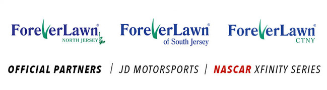 Three ForeverLawn dealers, ForeverLawn North Jersey, ForeverLawn South Jersey, and ForeverLawn CTNY, are the primary sponsors of the No. 0 Chevy driven by Jeffrey Earnhardt in this weekend's NASCAR Xfinity race at Pocono Raceway.