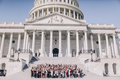 Beautycounter team lobbying on Capitol Hill in 2018
