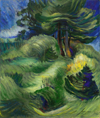 Emily Carr's mature period woodlands masterpiece Tossed by the Wind led the Heffel auction and sold for $3,121,250. (CNW Group/Heffel Fine Art Auction House)
