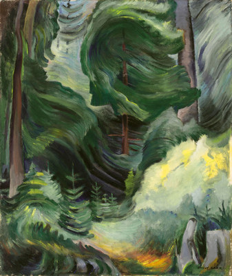 Swirl, the dynamic 1937 canvas by Emily Carr sold for $2,341,250 at Heffel's spring live auction. (CNW Group/Heffel Fine Art Auction House)