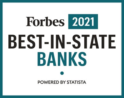 Simmons Bank named to Forbes Americas Best-In-State Banks 2021 List