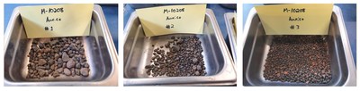 Photos from the selected samples from the tin-tantalum target area (CNW Group/Auxico Resources Canada Inc.)
