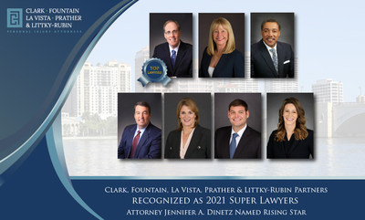 Clark, Fountain, La Vista, Prather & Littky-Rubin Attorneys Selected as Super Lawyers (PRNewsfoto/Clark, Fountain, La Vista, Prather & Littky-Rubin)