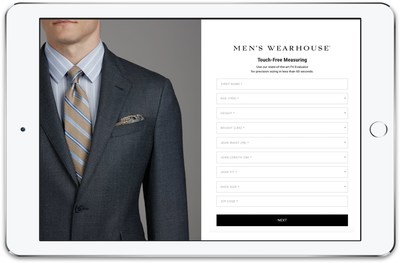 mens wearhouse size chart