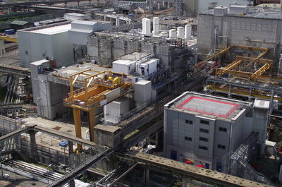 Pile Fuel Cladding Silo at the Sellafield site in the UK, known as one of the four most hazardous buildings in Western Europe