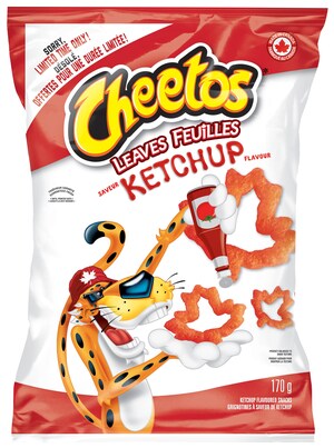 NEW Cheetos® Leaves Ketchup flavoured snacks launch in Canada