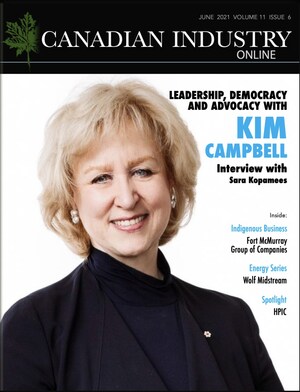 Sara Kopamees interviews Kim Campbell for Canadian Industry magazine