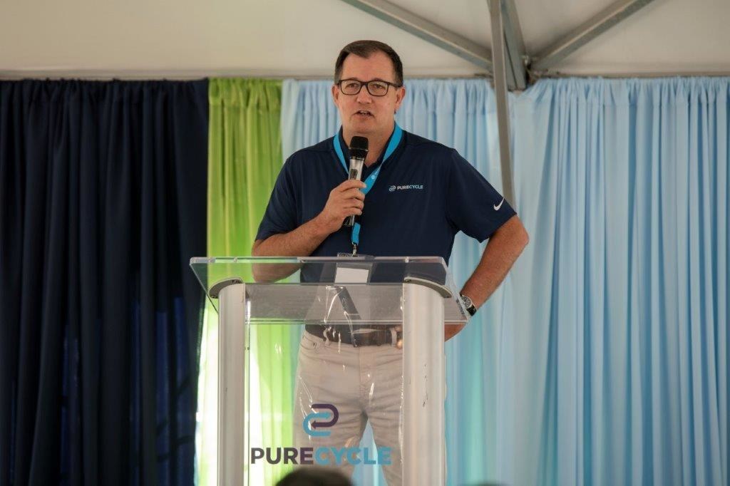 "We're more confident than ever in the scalability of our technology to meet demand for our virgin-like resin," said PureCycle CEO Mike Otworth.