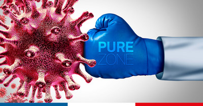 PUREZONE The protection adhesive film which fights viruses and bacteria