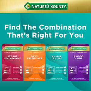 Nature's Bounty® Brings Personalized Nutrition to Retailers Nationwide with New Curated Combinations Line