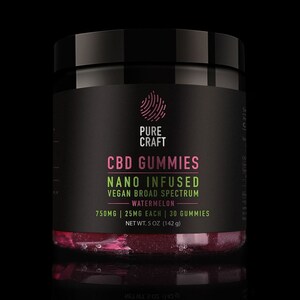 Pure Craft CBD Launches New Watermelon-flavored Vegan CBD Gummies in Response to the Popular Demand of Its Gummies