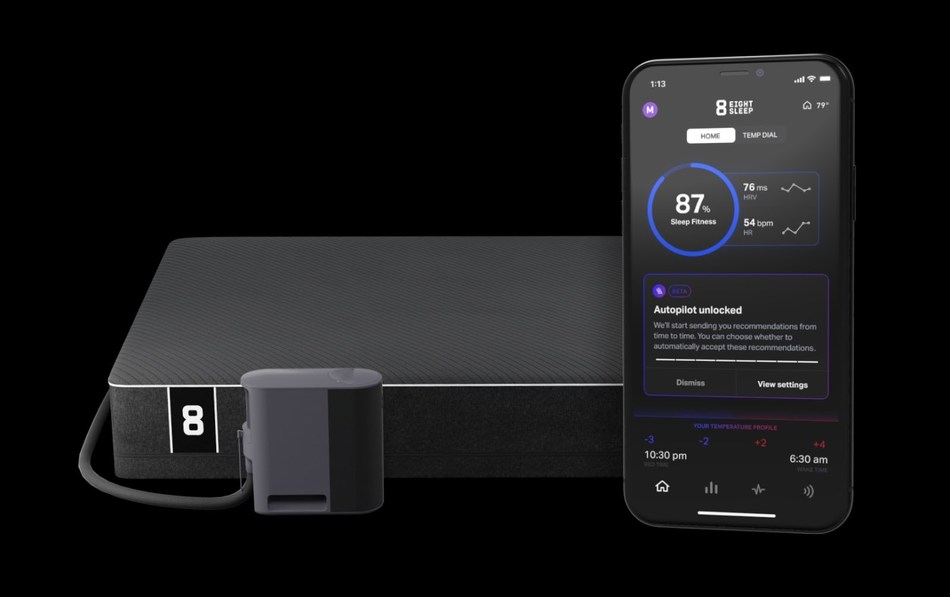 Eight Sleep Introduces SleepOS: World's First Operating System For Sleep Optimization, Using Data to Personalize Pod's Features