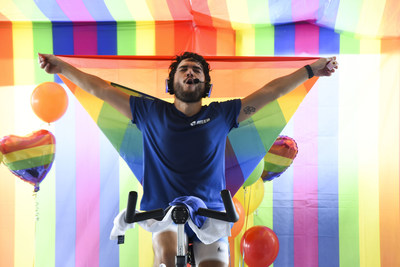 Blued se asoció con los studios de fitness Síclo y Commando para el evento Pride Ride en el mes del Orgullo.