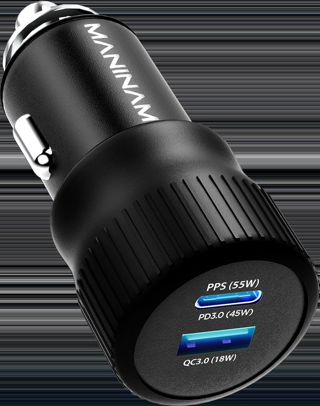 MANINAM Super-Fast USB C Car Charger