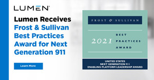 Award recognizes Lumen NextGen911 platform for improving emergency call delivery