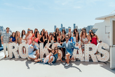 Dr. Shari Sperling and Managing Partner Ari Katz celebrate with their team of Sperling Rockstars after announcing their milestone partnership with Forefront Dermatology