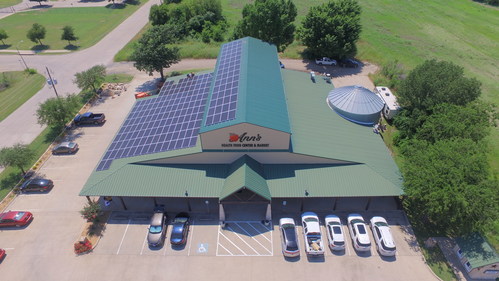 Ann's Health Food in Waxahachie, Texas will be powered with solar from Sunfinity. Ann's Health Food in Waxahachie, Texas will be powered with solar from Sunfinity.