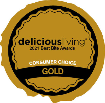 delicious living 2021 Best Bite Awards Consumer Choice Gold