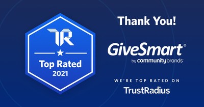 GiveSmart wins TrustRadius Top Rated awards