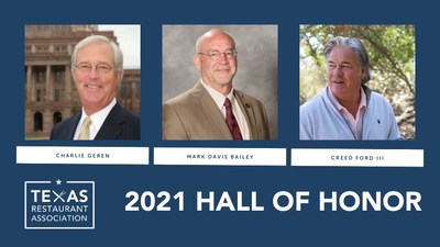 2021 Texas Restaurant Association Hall of Honor Inductees
