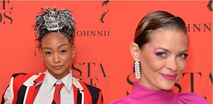 Tati Gabrielle Sparkled in De Beers Jewellers &amp; Jaime King Shined in De Beers Forevermark Diamonds at the 2021 Sustainable Style Awards