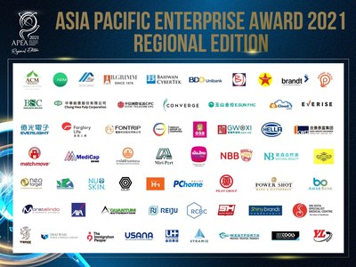 The Asia Pacific Enterprise Awards 2021 Regional Edition revealed 59 outstanding winners.
