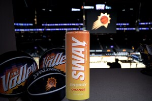 Elegance Brands' SWAY Energy Drink Named Proud Partner of NBA's Phoenix Suns and WNBA's Phoenix Mercury Teams