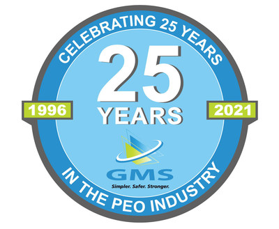 GMS celebrates 25 years in the PEO industry (PRNewsfoto/Group Management Services Inc.)