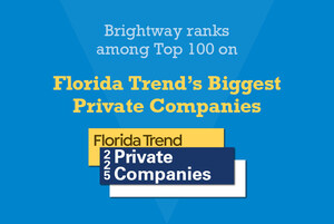 Brightway Insurance ranks among the top 100 on Florida Trend's list of Top Private Companies