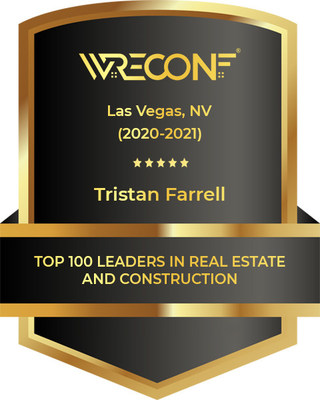 Top 100 Leaders in Real Estate and Construction awarded to Tristan Farrell, President of Sunlight Resorts