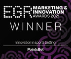 PointsBet Wins Best Innovation in Sports Betting, Top Affiliate Marketing Campaign Honors at EGR Marketing &amp; Innovation Awards 2021