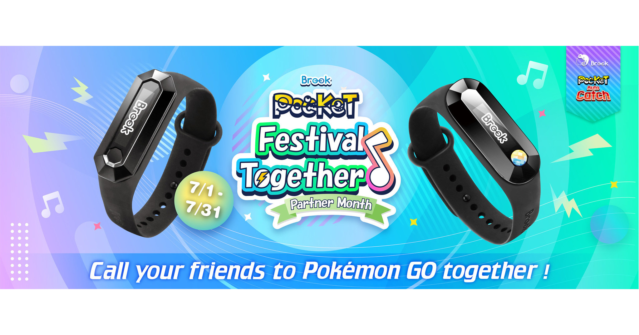 Festival Together! Brook Pocket Partner Month