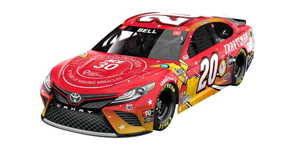 Nascar Driver Christopher Bell And Stanley Black Decker Unveil Outer Space Themed Paint Scheme To Honor The Patients Of Children S Miracle Network Hospitals For July 11 Atlanta Nascar Cup Race