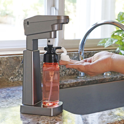 Touch Free Soap Dispenser for your Kitchen, Bathroom or Business.