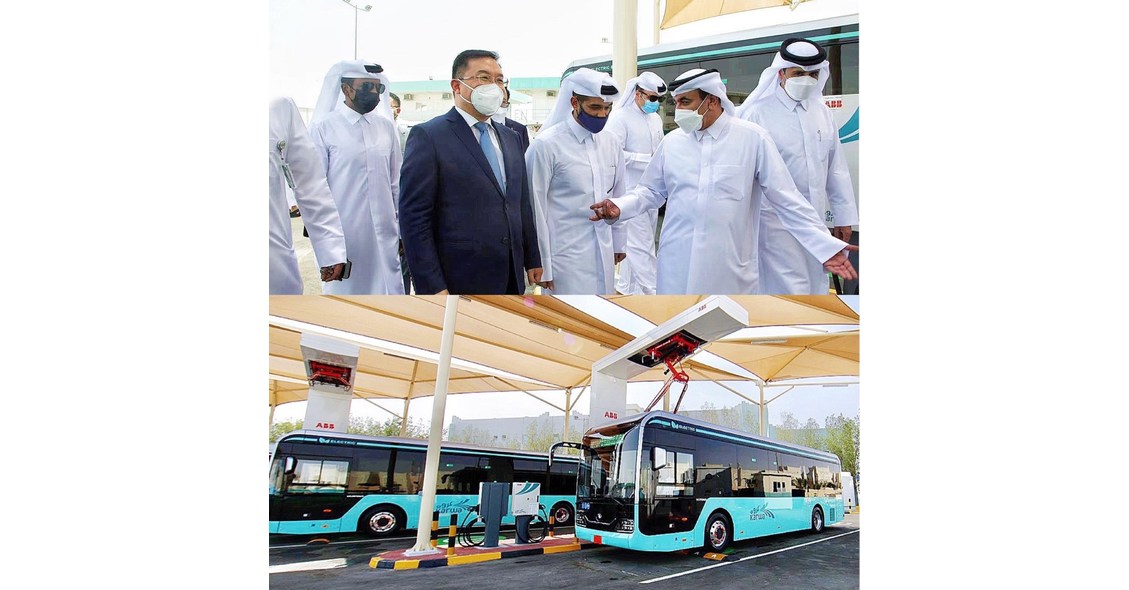 Yutong se conecta al futuro del transporte ecol&oacute;gico de Qatar con la primera flota de autobuses el&eacute;ctricos