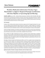 Pembina Mails Joint Information Circular, Urges Shareholders to Approve Proposed Strategic Combination with Inter Pipeline at Upcoming Special Meeting (CNW Group/Pembina Pipeline Corporation)