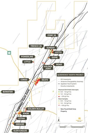 New Found Provides Appleton Fault Zone Exploration Update