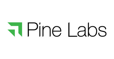 A logo of Pine Labs