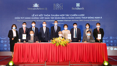 Vietnam Airlines, BRG Group and SeABank sign a strategic cooperation agreement (PRNewsfoto/SeABank)