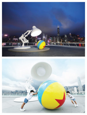 The iconic Pixar Ball and Lamp installation marks its first appearance in Hong Kong at Ocean Terminal Deck of Harbour City.