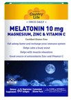 Fall Asleep Faster with Country Life Vitamins' Latest Launch: Melatonin 10mg, Magnesium, Zinc &amp; Vitamin C