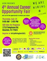 See who's hiring, find your opportunity at the City of Houston & SERJobs Career Fair 9 a.m. to 3 p.m. on Thursday, July 15. Polish your resume, practice your interview skills, and be prepared to meet representatives from more than 30 organizations looking to hire now!