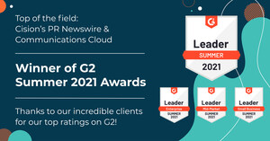 PR Newswire, Cision Communications Cloud rank among best, according to G2