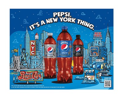 Pepsi launched its latest custom product packaging just for New York City, featuring the most recognizable landmarks including the Brooklyn Bridge, Times Square, and a shout-out to the classic NYC hot dog vendor, now available in 20oz. and 1.25-liter bottles across the city.